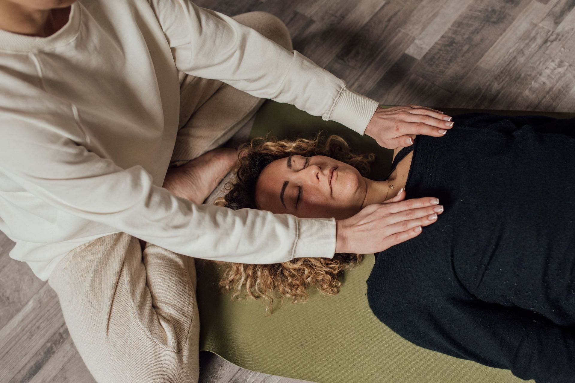 Tapping can help you to sleep better and reduce physical pain. (Image via Pexels/Arina Krasnikova)